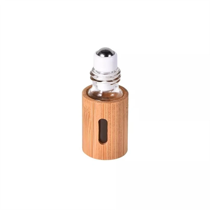 Glass Bamboo Perfume Roller Bottle