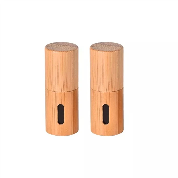 Glass Bamboo Perfume Roller Bottle